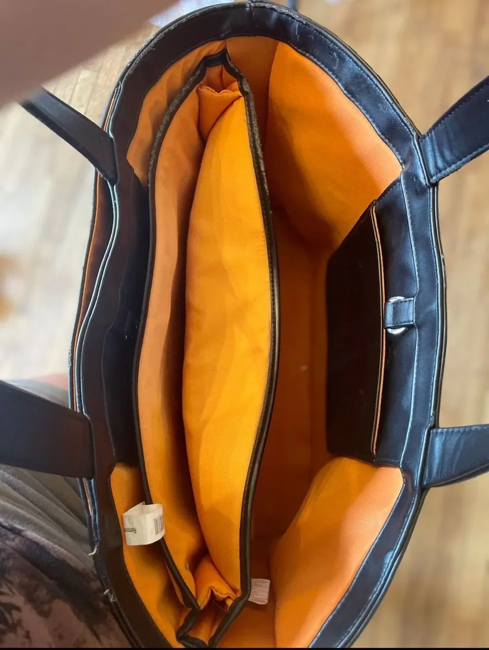 Kensington Black Laptop Bag Faux Leather
